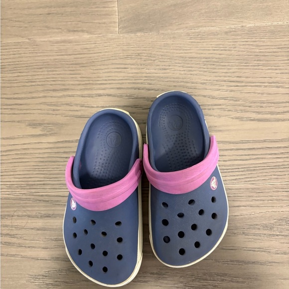 Crocs Kids Crocband Clog Purple Blue Kid's Size 6-7 - Picture 10 of 13